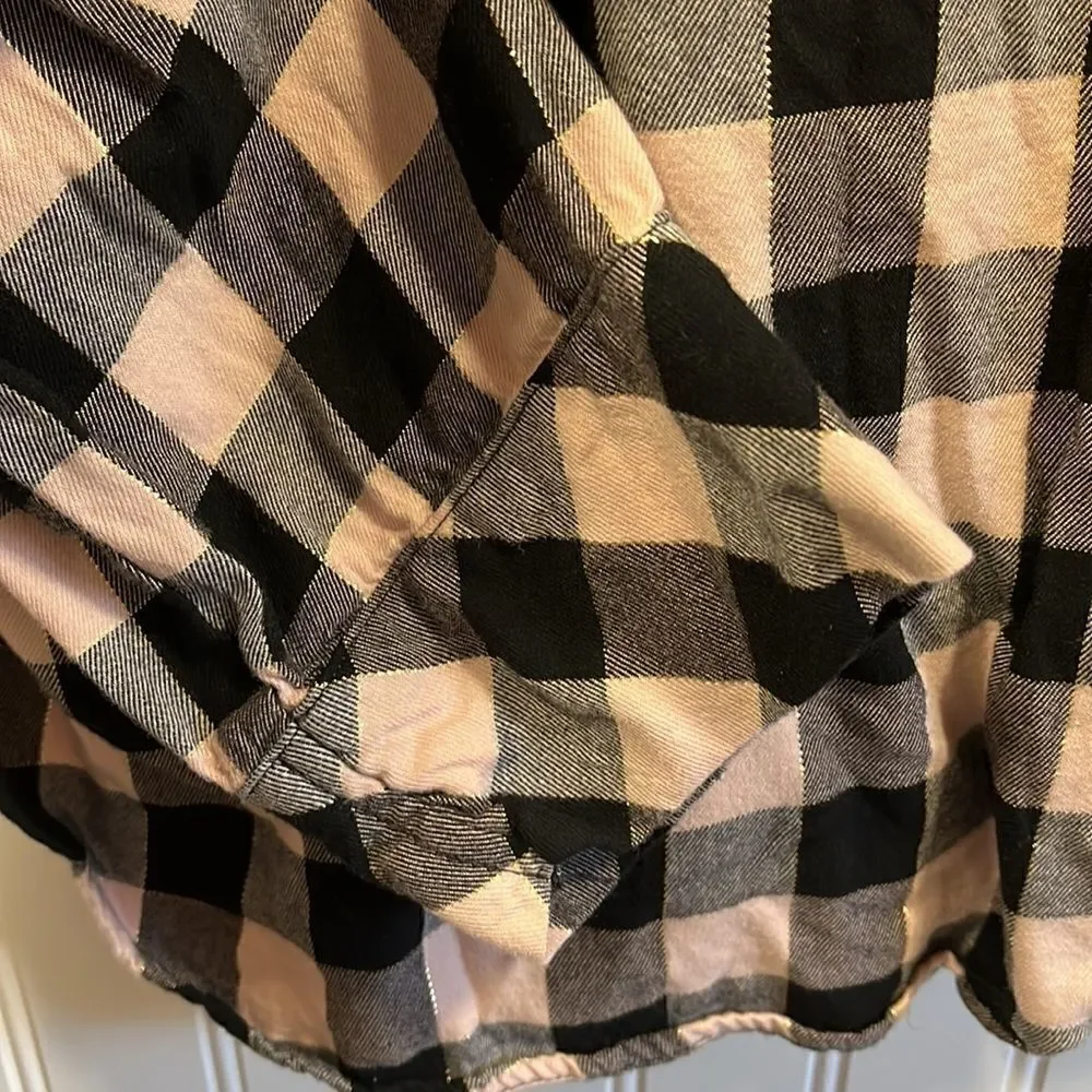 Victoria’s Secret checkered long sleeve pajama top